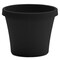 Bloem Terra Pot Planter: 16" - Black - Durable Resin Pot, for Indoor and Outdoor Use, Gardening, 8 Gallon Capacity, Saucer Sold Separately